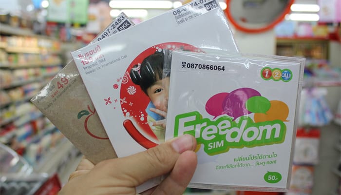 Mua SIM 4G Thái Lan